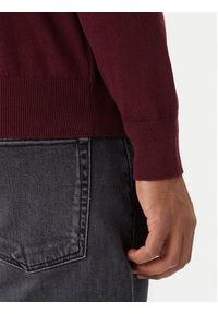 BOSS Sweter Kanovano_S 50527583 Bordowy Regular Fit. Kolor: czerwony. Materiał: bawełna #2