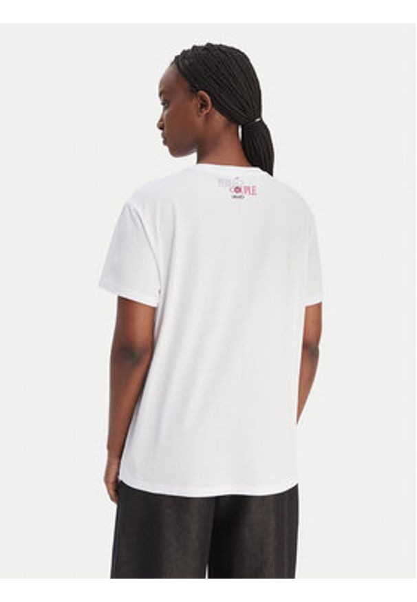 Liu Jo T-Shirt WA6163 JS904 Biały Relaxed Fit. Kolor: biały. Materiał: bawełna