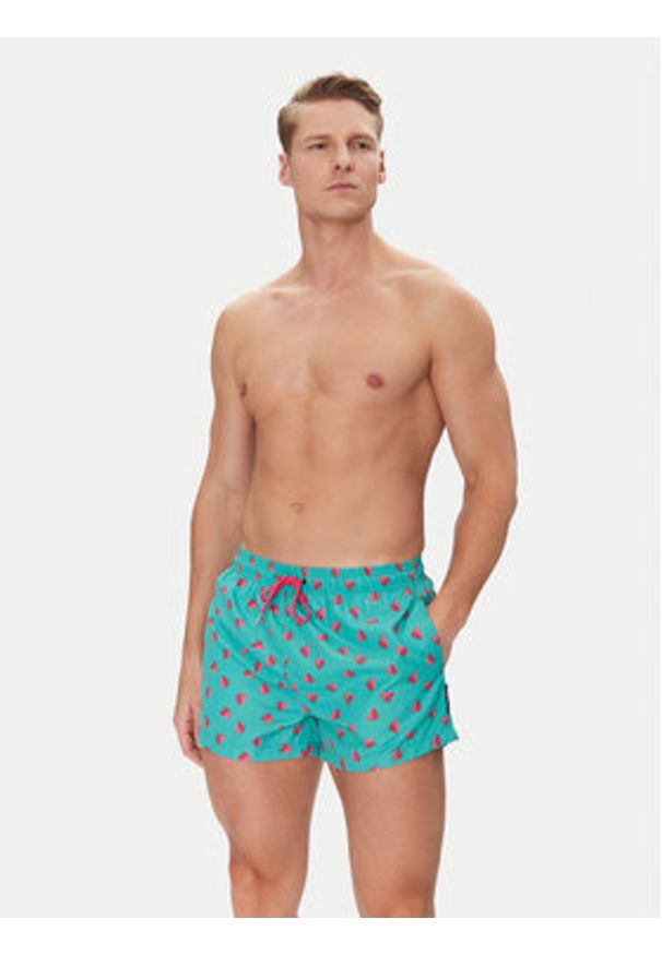 YSABEL MORA Szorty kąpielowe 90302 Zielony Regular Fit. Kolor: zielony. Materiał: syntetyk