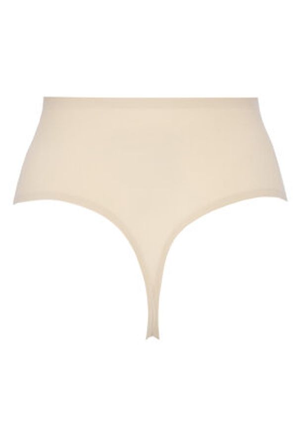 Chantelle Figi Brazylijskie z wysokim stanem Soft Stretch C10690 Beżowy. Stan: podwyższony. Kolor: beżowy. Materiał: syntetyk