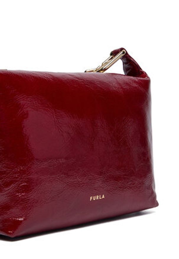Furla Torebka WE00831 BX4100 CN 0053S 1007 Bordowy. Kolor: czerwony. Materiał: skórzane