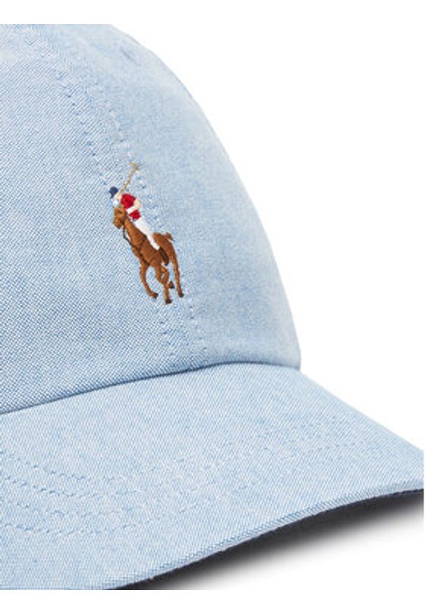 Polo Ralph Lauren Czapka z daszkiem 211977402001 Niebieski. Kolor: niebieski. Materiał: materiał, bawełna