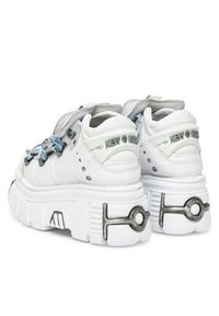 NEW ROCK Sneakersy M-106-C187 Biały. Kolor: biały. Materiał: skóra #6