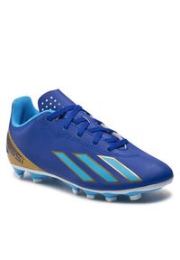 Adidas - adidas Buty X Crazyfast Messi Club Flexible Ground ID0720 Granatowy. Kolor: niebieski. Materiał: skóra #6