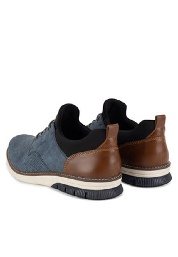 Rieker Półbuty 14450-14 Granatowy. Kolor: niebieski. Materiał: materiał, syntetyk