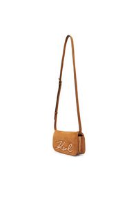 Karl Lagerfeld - KARL LAGERFELD Torebka B3W30016 Brązowy. Kolor: brązowy. Materiał: skórzane, zamszowe #3