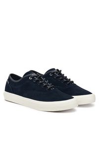 TOMMY HILFIGER - Tommy Hilfiger Tenisówki Hi Vulc Low Oxford Suede FM0FM05401 Granatowy. Kolor: niebieski. Materiał: zamsz, skóra #4