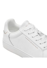 TOMMY HILFIGER - Tommy Hilfiger Sneakersy Essential Court Sneaker FW0FW08000 Biały. Kolor: biały #6