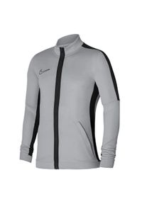 Nike - Męska Kurtka Dresowa. Kolor: szary. Materiał: dresówka