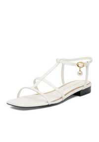 Gino Rossi - GINO ROSSI Sandały CEO-ROSE-LT22866-1 Biały. Kolor: biały. Materiał: skóra #8
