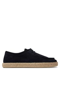 Geox Espadryle U Ostuni U36GVB 00022 C4002 Granatowy. Kolor: niebieski. Materiał: skóra, zamsz