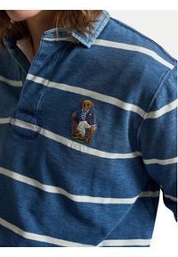 Polo Ralph Lauren Polo 710B18562001 Niebieski Regular Fit. Typ kołnierza: polo. Kolor: niebieski. Materiał: bawełna #5