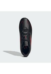 Adidas - Buty F50 Club FG/MG Kids. Kolor: czerwony, szary, wielokolorowy, czarny. Materiał: materiał. Sport: piłka nożna