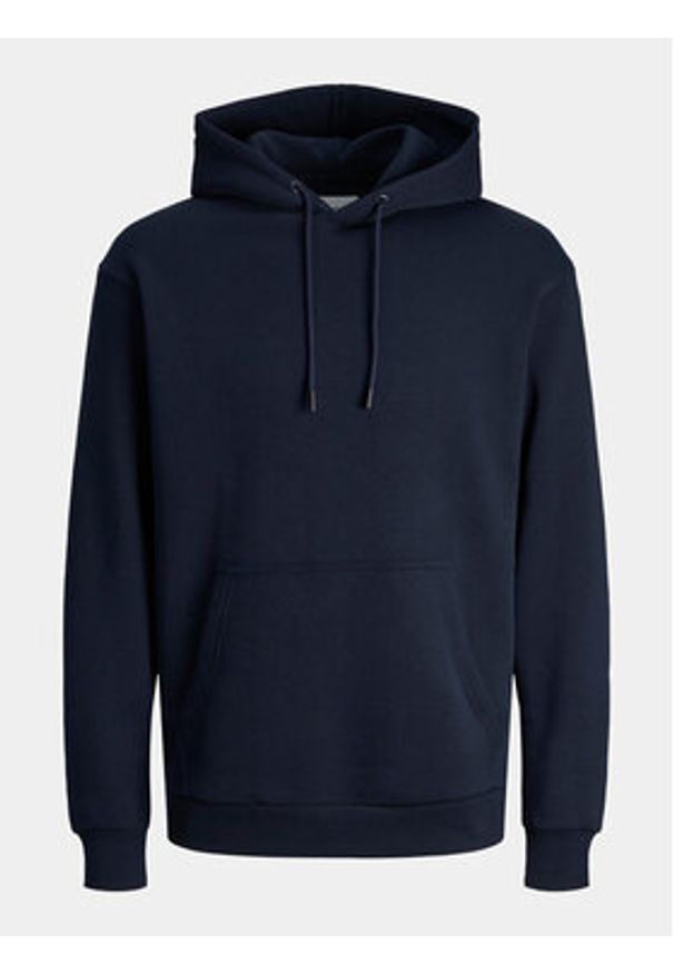 Jack & Jones Bluza Bradley 12249340 Granatowy Relaxed Fit. Kolor: niebieski. Materiał: syntetyk, bawełna