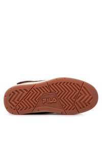 Fila Sneakersy Arcade Velcro Mid FFK0080.70012 Brązowy. Kolor: brązowy. Materiał: skóra