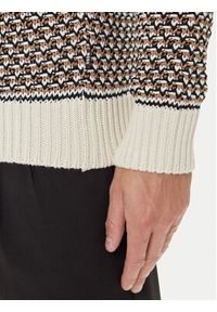 BOSS Sweter C-Imauro 50543159 Beżowy Relaxed Fit. Kolor: beżowy. Materiał: bawełna #5