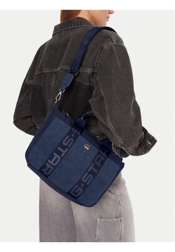 G-Star RAW - G-Star Raw Torebka CEO-JANIS-XC8191 Granatowy. Kolor: niebieski. Materiał: materiał