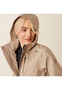 Wodoodporna kurtka jeździecka dla kobiet Ariat Coastal. Kolor: beżowy. Sport: jeździectwo #2