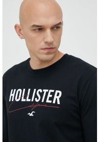Hollister Co. piżama męska kolor czerwony wzorzysta. Kolor: czerwony. Długość: długie #2
