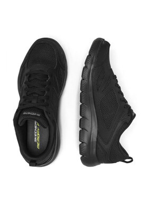 skechers - Skechers Sneakersy SUMMITS SOUTH RIM 52812 BBK Czarny. Kolor: czarny. Materiał: materiał