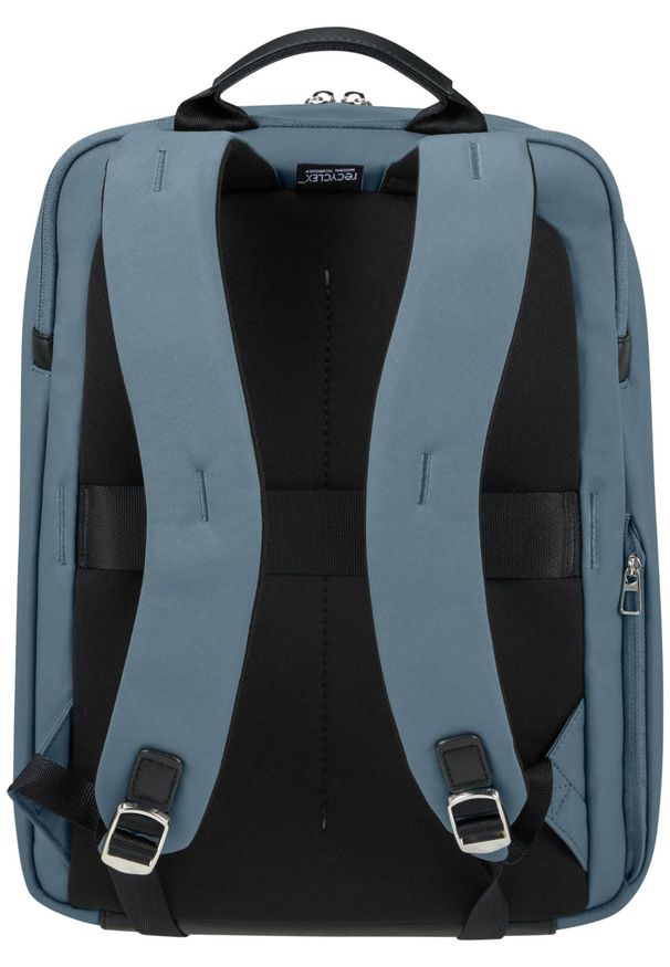 Plecak Samsonite Ongoing 14.1'' szary. Kolor: szary. Styl: biznesowy