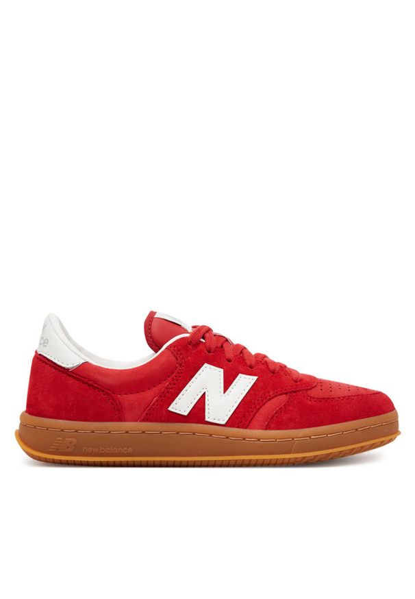 New Balance Sneakersy CT500FB Czerwony. Kolor: czerwony. Materiał: skóra, zamsz