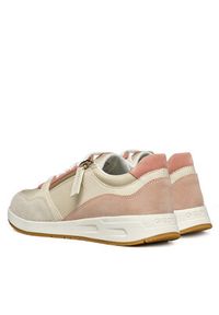 Geox Sneakersy D Bulmya D36NQB 01122 C1SH6 Beżowy. Kolor: beżowy. Materiał: zamsz, skóra #5