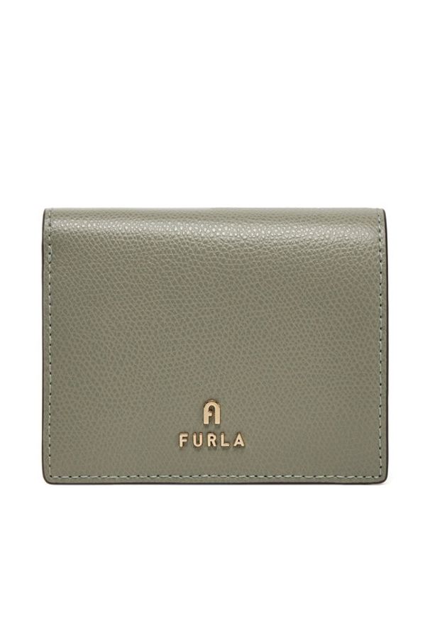 Furla Mały Portfel Damski Camelia WP00304 ARE000 3573S Zielony. Kolor: zielony. Materiał: skóra