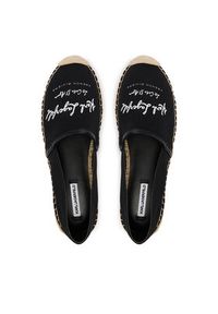 Karl Lagerfeld - KARL LAGERFELD Espadryle Kamini KL80110A Czarny. Kolor: czarny. Materiał: materiał #5