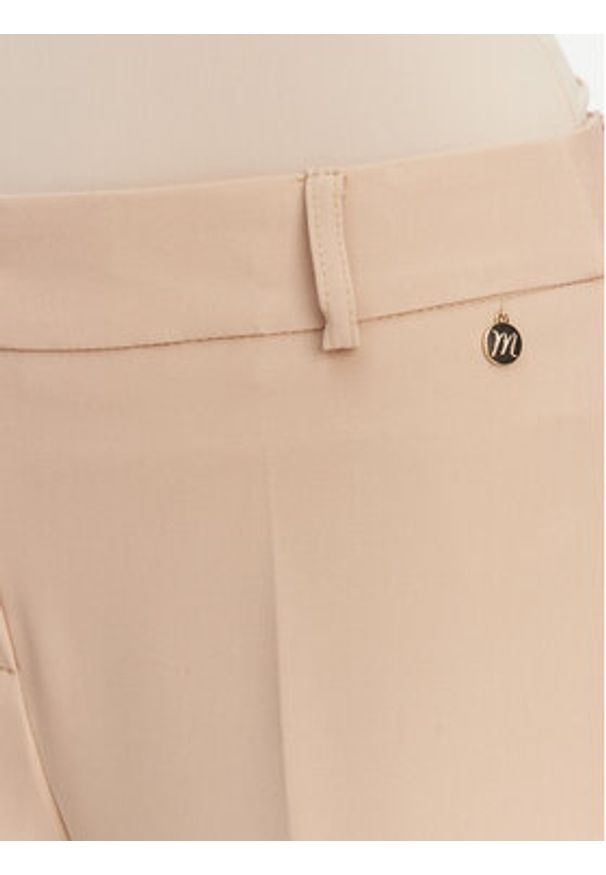 Maryley Spodnie materiałowe 25EB52Z/M24/43PG Beżowy Regular Fit. Kolor: beżowy. Materiał: syntetyk