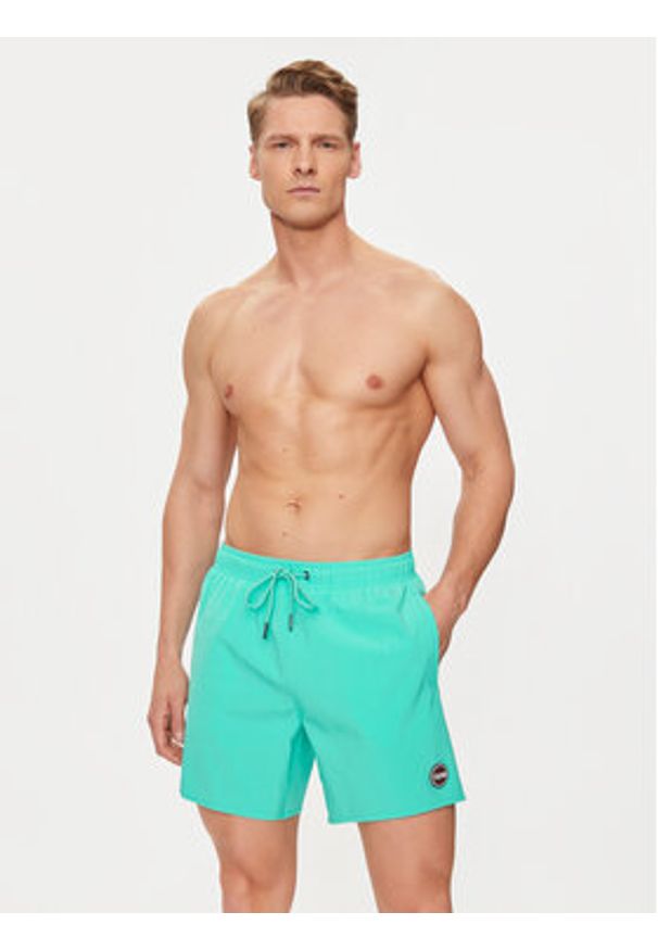 Colmar Szorty kąpielowe 7269 5XP Zielony Regular Fit. Kolor: zielony. Materiał: syntetyk