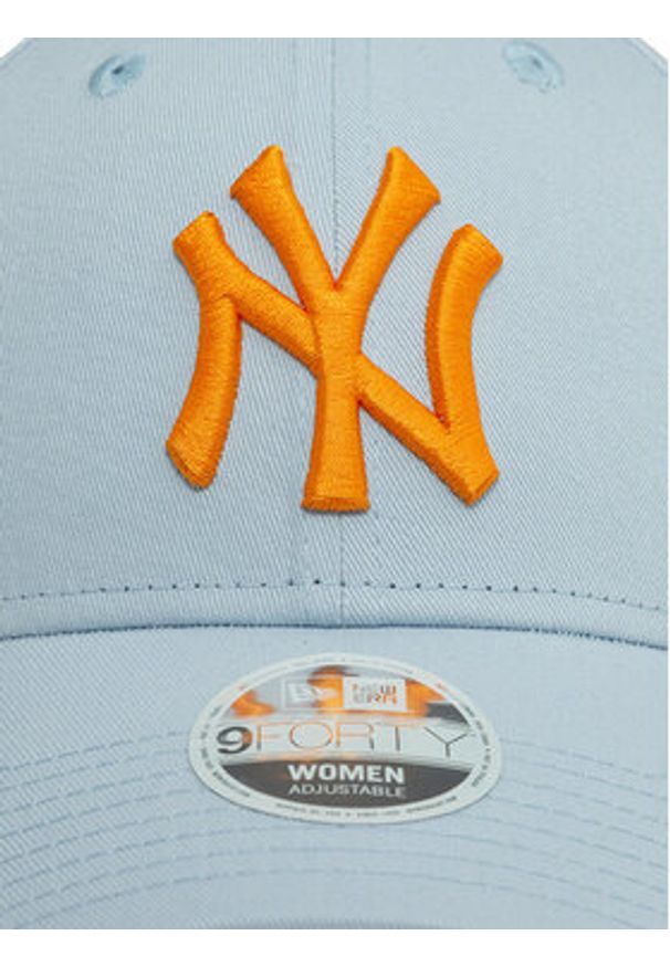 New Era Czapka z daszkiem League Essential 9Forty New York Yankees 60595165 Błękitny. Kolor: niebieski. Materiał: materiał, bawełna