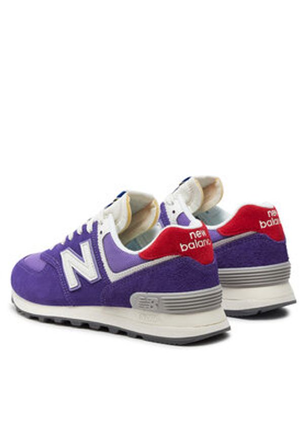 New Balance Sneakersy WL574YE2 Fioletowy. Kolor: fioletowy. Materiał: materiał. Model: New Balance 574