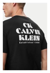 Calvin Klein Jeans T-Shirt Resort Graphic LV04RG802G Czarny Regular Fit. Kolor: czarny. Materiał: bawełna #4