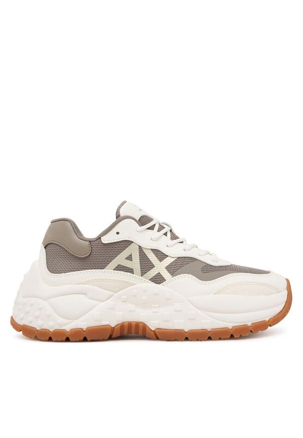 Sneakersy Armani Exchange. Kolor: brązowy