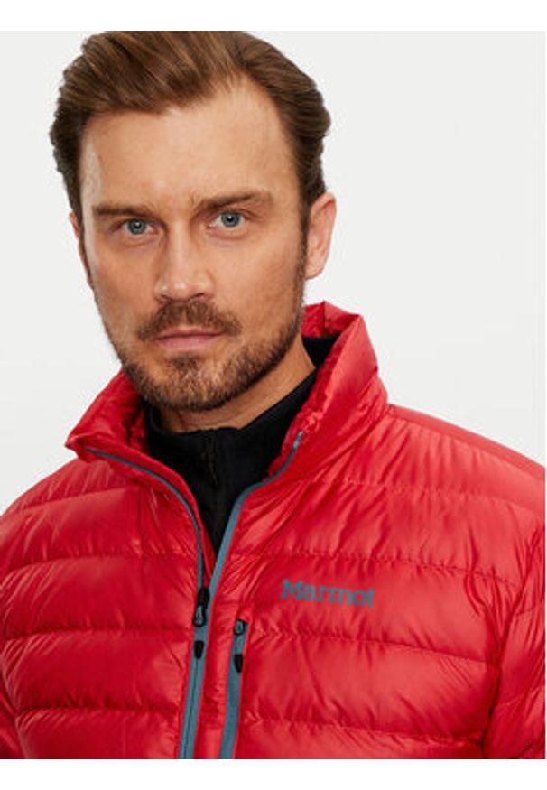 Marmot Kurtka puchowa Highlander M15915 Czerwony Regular Fit. Kolor: czerwony. Materiał: syntetyk