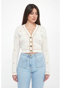 Elisabetta Franchi - Kardigan damski logowany ELISABETTA FRANCHI #4