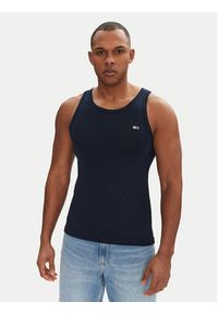 Tommy Jeans Komplet 2 tank topów DM0DM20769 Kolorowy Slim Fit. Materiał: bawełna. Wzór: kolorowy #9