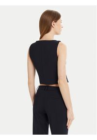 Marella Kamizelka Camper 2513911034 Granatowy Slim Fit. Kolor: niebieski. Materiał: syntetyk
