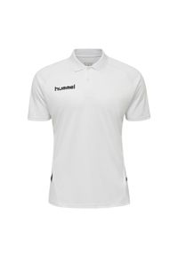 Polo Hummel hmlPROMO. Okazja: na co dzień. Typ kołnierza: polo. Kolor: biały. Styl: sportowy, casual #1