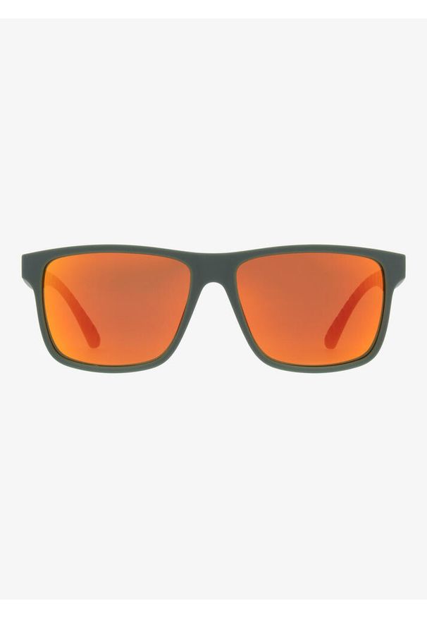 RED BULL SPECT EYEWEAR - Okulary polaryzacyjne Red Bull Spect Maze - matt green/brown/red CAT3. Kolor: zielony
