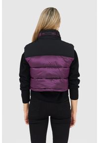 Invicta - INVICTA Fioletowy puchowy krótki bezrękawnik damski, Rozmiar L. Kolor: fioletowy. Materiał: puch, poliamid. Długość rękawa: bez rękawów. Długość: krótkie #3