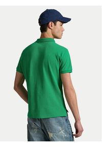 Polo Ralph Lauren Polo 710536856456 Zielony Slim Fit. Typ kołnierza: polo. Kolor: zielony. Materiał: bawełna