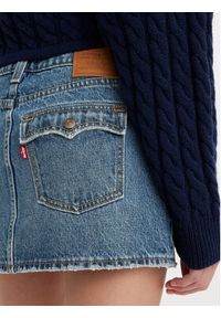Levi's® Spódnica jeansowa A44650001 Niebieski Regular Fit. Kolor: niebieski. Materiał: jeans #5