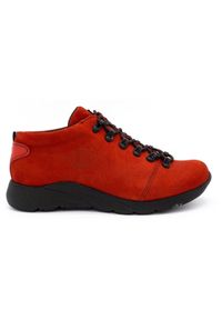 ButBal Damskie buty trekkingowe 674BB czerwone. Kolor: czerwony #3
