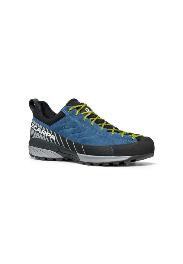Buty podejściowe męskie turystyczne niskie Scarpa Mescalito. Kolor: niebieski. Sport: turystyka piesza