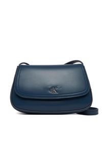 Calvin Klein Torebka Ck Flap Camera Bag LV04F3421G Granatowy. Kolor: niebieski. Materiał: skórzane #1