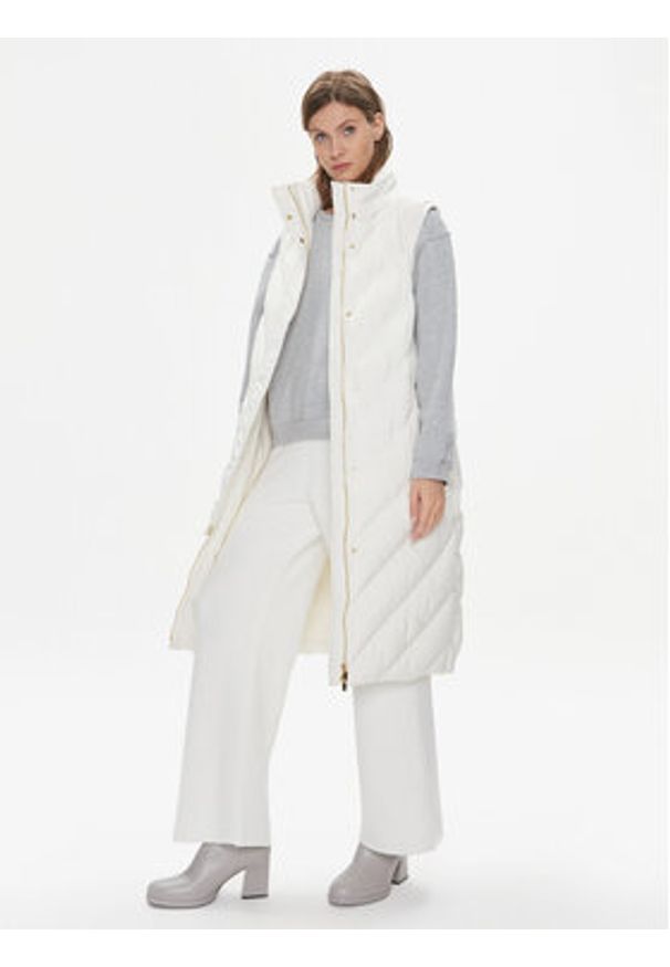 Pinko - PINKO Płaszcz przejściowy Computer 101601 A11M Biały Regular Fit. Kolor: biały. Materiał: syntetyk
