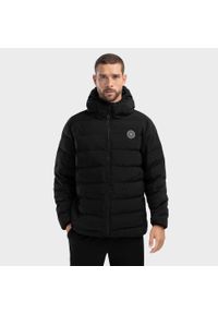 SIROKO - Wodoodporna kurtka puchowa męska Shelter. Typ kołnierza: kaptur. Kolor: czerwony, wielokolorowy, czarny. Materiał: puch #2