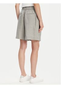 United Colors of Benetton - United Colors Of Benetton Bermudy 4AGHD901V Szary Relaxed Fit. Kolor: szary. Materiał: len #4